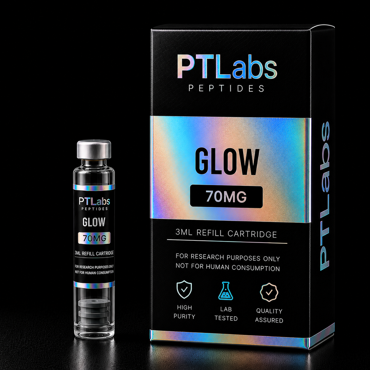 GLOW 70mg Refill Cartridge | PTLabs Peptides