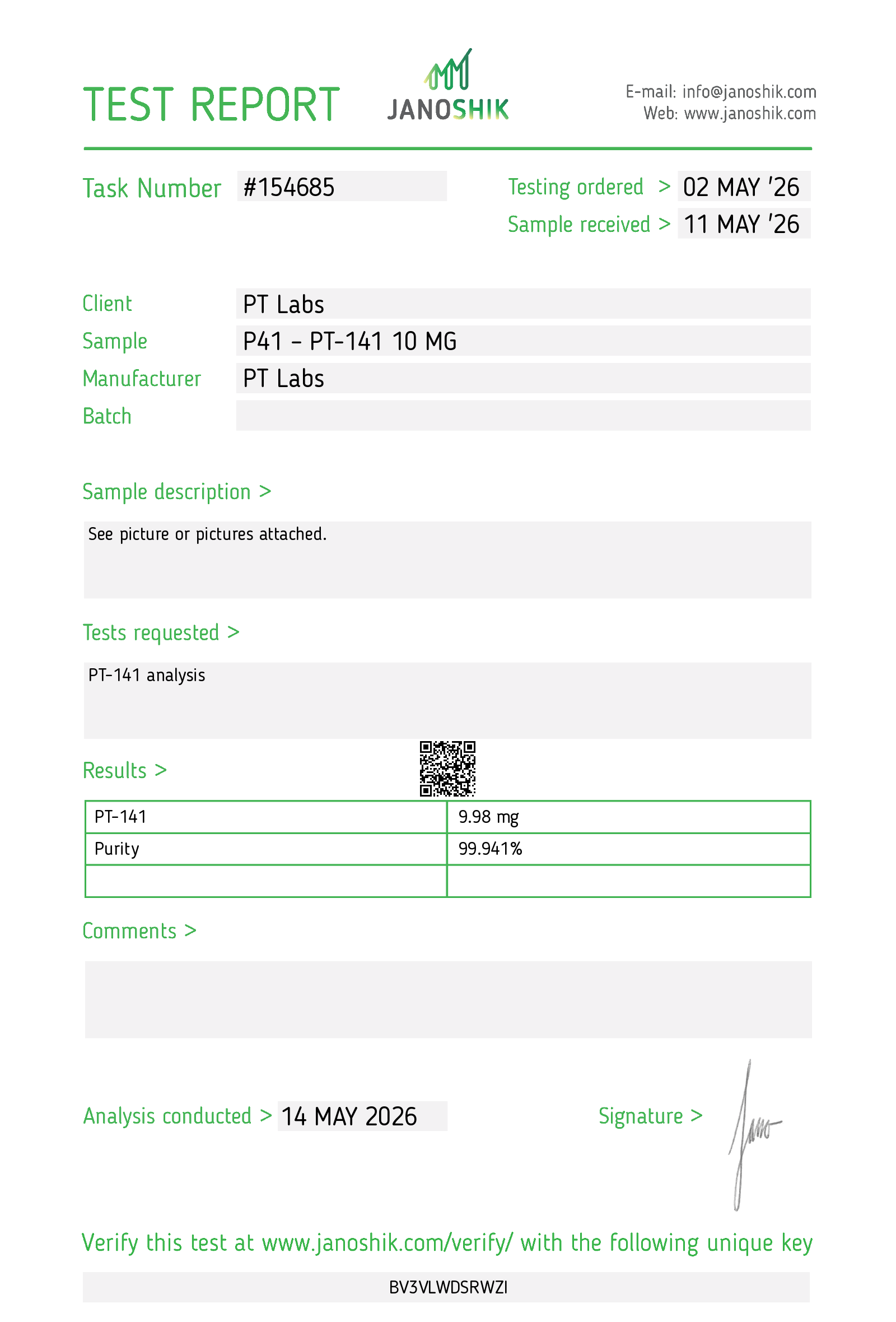 PT-141 10mg Vial | PTLabs Peptides