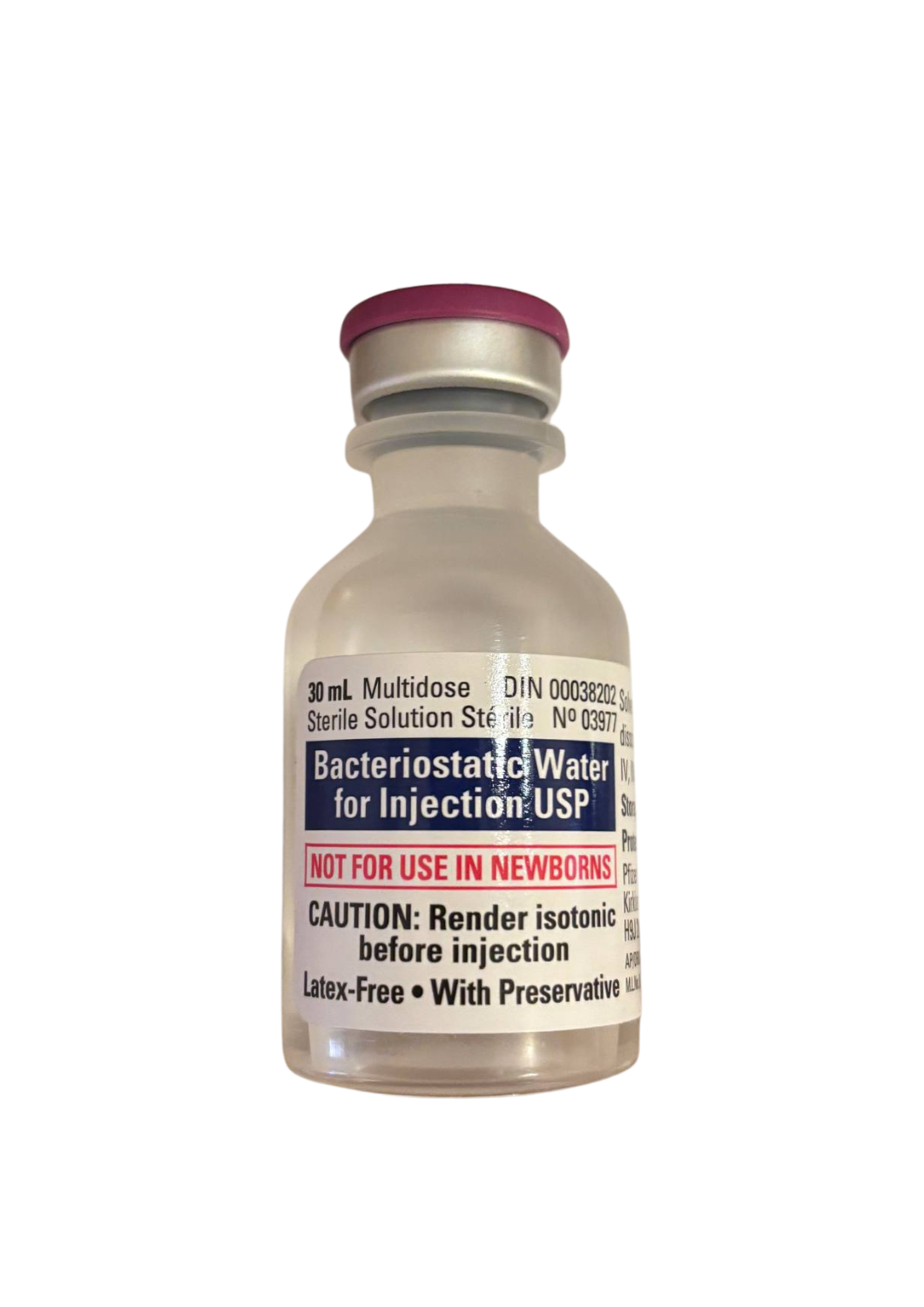 Hospira Bac Water 30ml