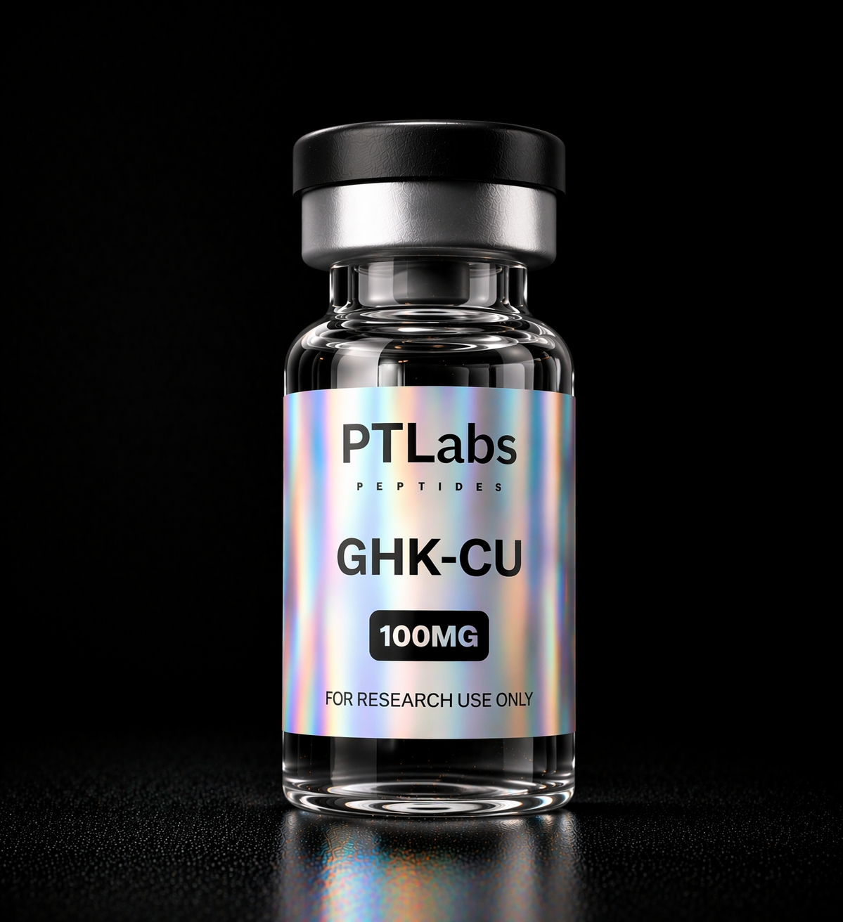 GHK Cu 100mg vial PTLabs peptides research compound