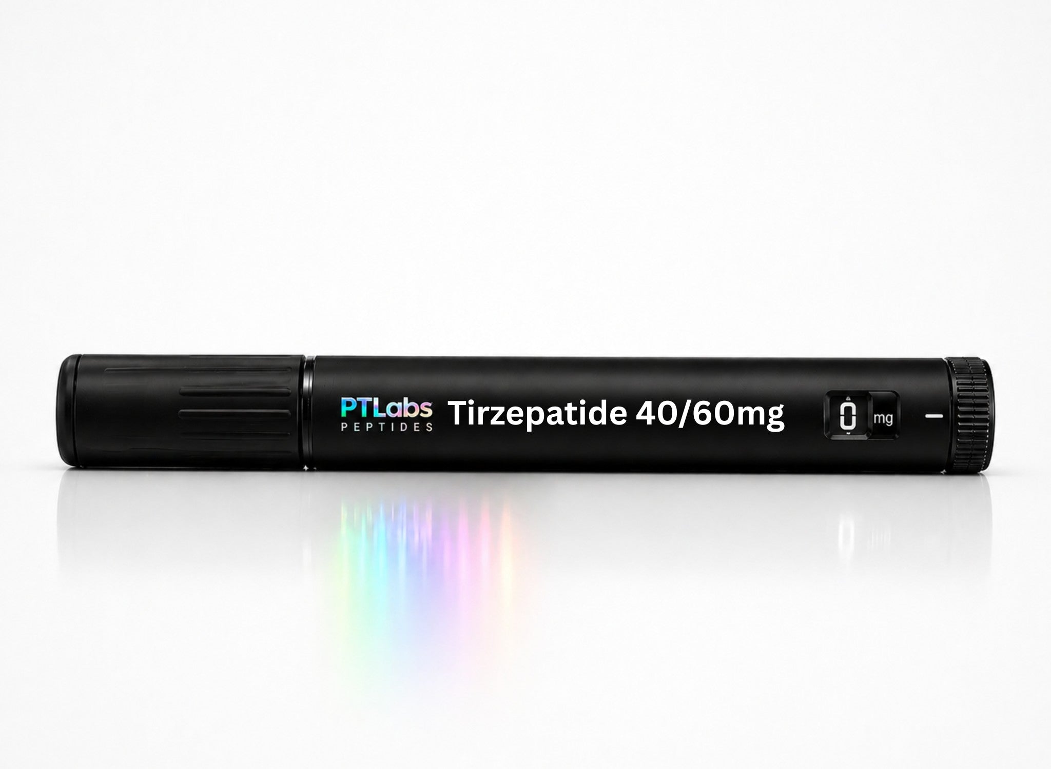 Tirzepatide 40mg 60mg loaded peptide pen PTLabs black pen product image